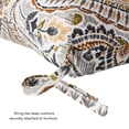 thumbnail image 3 of Greendale Home Fashions Outdoor 44'' x 22'' High Back Chair Cushion, Arctic Paisley, 3 of 7