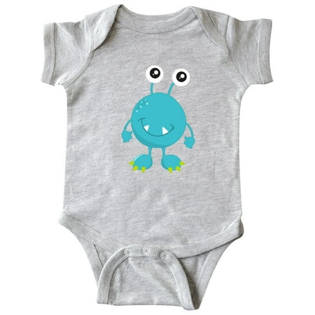 

Inktastic Cute Monster Little Monster Blue Monster Gift Baby Boy or Baby Girl Bodysuit