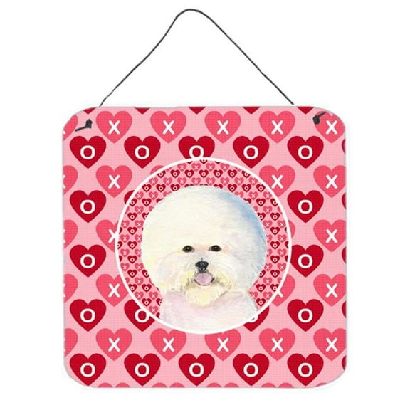 Bichon Frise Aluminium Metal Wall Or Door Hanging Prints