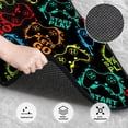 thumbnail image 3 of Kdxio Play Game Start Print Car Floor Mats Universal SUV Front Rear Floor Foot Mats 4-Piece Full Set with Non-Slip Rubber Backing Car Accessories for Most Cars, 3 of 7