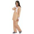 thumbnail image 3 of Bimba Solid Nightwear For Women 2pcs Sleepwear Set Lace Top & Pajama, 3 of 7