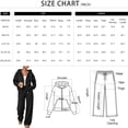 thumbnail image 5 of SUNBS Women's Sweatsuits 2 Piece Outfits for Women Two Way Zipper Jacket Hoodies Fall Oversized Loungewear Sets with Wide Baggy Leg Sweatpants with Pockets, 5 of 9