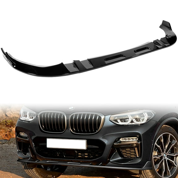 Stay Tuned Performance For 2018-2021 BMW X3 X4 G01 G02 M-Sport Painted Black Front Bumper Lip Spoiler