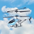 thumbnail image 4 of 2CH Flying Toys LED Flying Battery Play Altitude Fighter Control Helicóptero RC para principiantes en interiores azul CUTICAT Avión teledirigido, 4 of 8