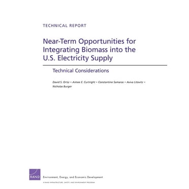 Near-Term Opportunities for Integrating Biomass into the U.S. Electricity Supply : Technical Considerations (Paperback)