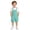 Mint Green, variant on XINXIAOO Kids Toddler Jumpsuit Casual Sleeveless Suspenders Shorts with Side Pockets Boys Girls Summer Clothes 6-7 Years