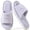Purple, variant on CHICVOMEY Slippers for Women Cozy Soft Lightweight Slip-On House Slippers Linen Cotton House Shoes with Memory Foam for Bedroom Indoor Slippers