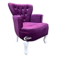 thumbnail image 2 of Sillón Vintage Individual MARDAM Morado Diamante, 2 of 3