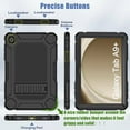 thumbnail image 5 of AVAWO Case for Samsung Galaxy Tab A11+ Plus/A9+ Plus 2026/2023 11-Inch, Shockproof Rugged Case Cover with Kickstand for Men Kids Toddler Boys Girls, Black, 5 of 7