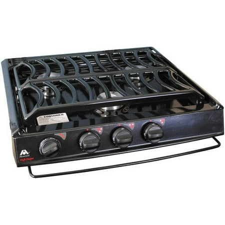 Atwood 1309.2083 Stainless Steel Slide-In Cooktop with Piezo igniter Sealed Burner, Silver