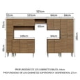 thumbnail image 3 of Cocina Integral Completa Modular Madesa Emilly 325cm, 3 of 9