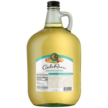 Carlo Rossi Moscato Sangria White Wine, 4L Bottle