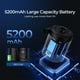 thumbnail image 4 of Bomba de aire eléctrica portátil - Inflador y desinflador recargable de 5200 mAh para neumáticos, colchones y flotadores de piscina - Bomba compacta para auto y camping con 4 boquillas, 4 of 7