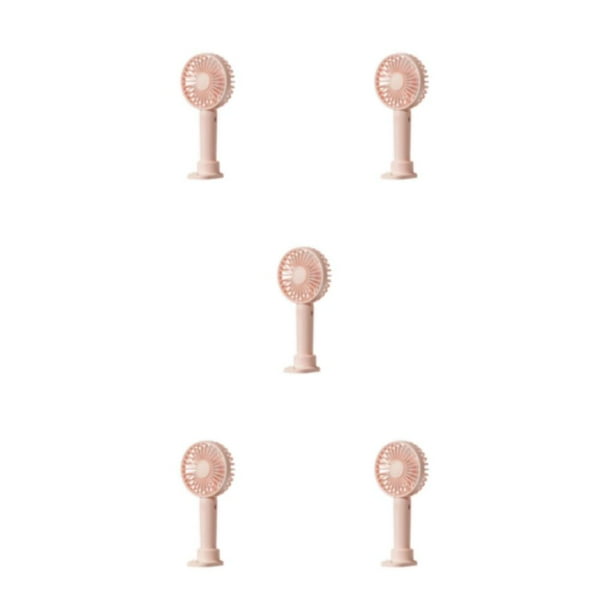 Inteprter Ventilador portátil Mini Escritorio Silencioso Aire acondicionado 3 velocidades Estudiantes con soporte para teléfono Refrigerador Type2 NO2