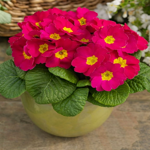 Primula Acaulis Danessa Pink Shades Garden Flower Seeds - 50 Seeds