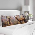thumbnail image 2 of BSDHOME Cute Deer Tree Forest Animal Body Pillow Covers Case Protector 20x60 inch, 2 of 2