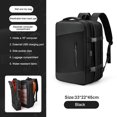 thumbnail image 1 of Mochila de mano unisex Bolsa para portátil de gran capacidad con puerto USB para hombres y mujeres, 1 of 6