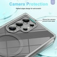 thumbnail image 2 of ELEHOLD Case for Samsung Galaxy S25 Ultra, Magnetic Front Cover Phone Case Full-Body Protection Clear Case,Grey, 2 of 7