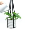 thumbnail image 6 of Travelwant Leather Plant Hanger Vegan Premium PU Straps Adjustable Length, Planter Holder for Indoor Plants, Hang from Wall Ceiling Window, Modern Boho Home Decor-29.92" x 5.71" x 5.71", 6 of 7