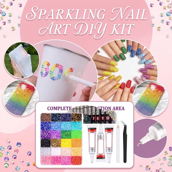 24 Colors Jelly Rhinestones for Bedazzling, Multicolor Resin Flatback Gems for Diamond Art, Bedazzler Kit for Crafting Book Shoes Nail Art