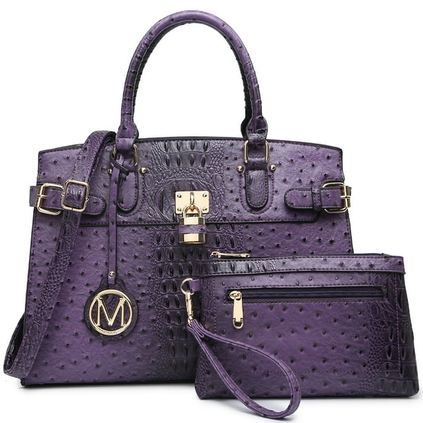 MKP Top Handle Tote Handbags Work Shoulder Bags with Matching Wristlet ...