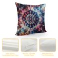 thumbnail image 4 of Orinice Linen Throw Pillow Cover Blue Cosmic Polygonal Cat Watercolor Galaxy Inside Black Purple Home Decor Pillowcase  Cushion Cover for Sofa Couch Bed and Car White, 4 of 5