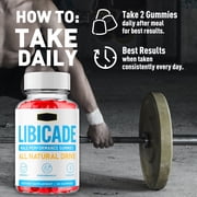 Libicade Gummies Advanced Formula All Natural Vitamin Supplement 120 Gummies