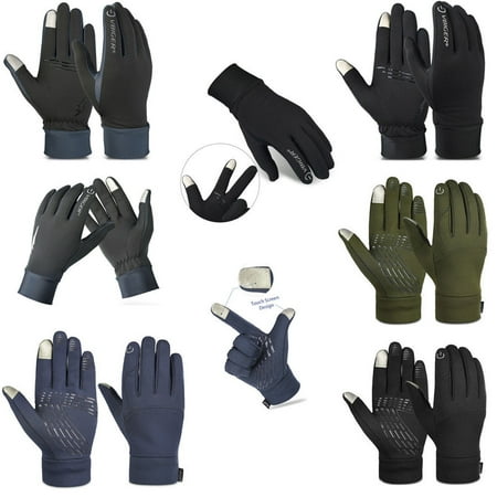 - Cycling Gloves-Fitbest Mens Womens Cycling Gloves Unisex Winter Warm Sport Gloves Touch Screen Gloves for Running Cycling