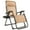 Beige, variant on Spaco Oversize Lounge Chair with Cup Holder of Heavy Duty for outdoor-Blue, Zero Gravity Recliner Portable Outdoor Reclining Chair for Patio Beach Deck Garden Pool Black