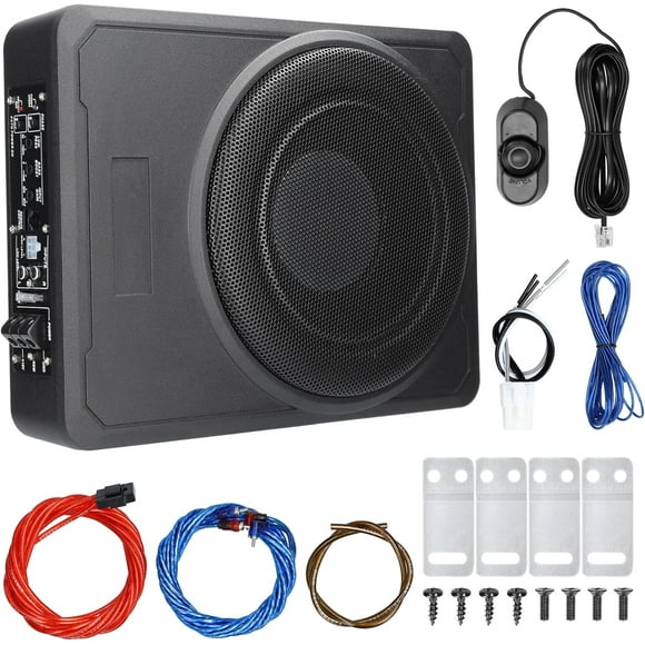 HSHDLDF 600W Subwoofer 10 Inch 600W Car Subwoofer High Power Pure Bass Under-Seat Power Amplifiers Speaker 12 V for Car Truck RV