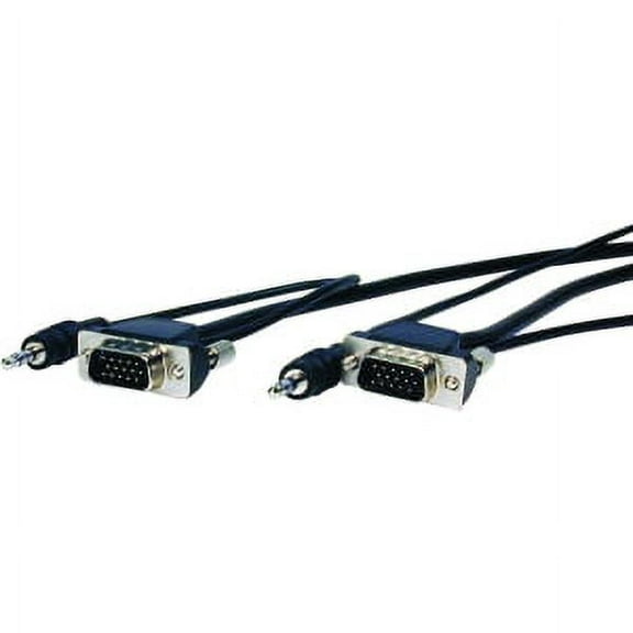 12FT MICRO VGA HD15 M/M & AUDIO PRO SERIES LIFETIME WARR