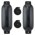 thumbnail image 1 of Extreme Max 3006.7515 BoatTector Inflatable Fender Value 2-Pack - 8.5" x 27", Black, 1 of 1