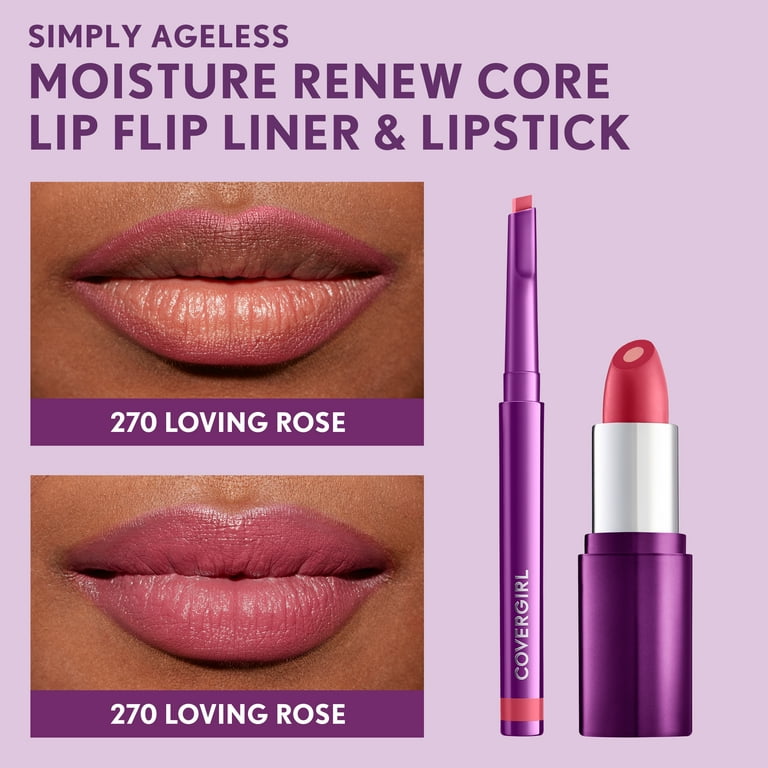 CoverGirl Simply Ageless Lip Liner - Loving Rose, Long CoverGirl Simply Ageless Lip Liner - Loving Rose, Long