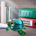 thumbnail image 3 of Gumesh Crystal Animal Figurines - Handcrafted Glass Turtle/dog/owl/rabbit Decor with Prism Effect, Gift-Ready Collectibles for Shelf/Desk Christmas Ornaments, 3 of 5