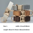 thumbnail image 2 of Velvet Collar with Name and Phone Number for Dogs Fashionable Soft Pet Accessory with Quick Release Buckle Multiple Color Options Materials Indoor and Outdoor Use, 2 of 6