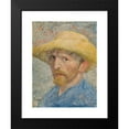 thumbnail image 2 of Vincent van Gogh 15x18 Black Modern Framed Museum Art Print Titled - Self-Portrait (1887), 2 of 5