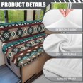 thumbnail image 4 of Pzuqiu RV Dinette Cushion Covers Soft Washable RV Dinette Seat Covers Replacement Sofa Cushion Slipcovers for Camper Car Bench Seats, Ethnic Style, 4 of 7
