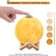 thumbnail image 4 of 1 lámpara de luna 3D (5.9 in), luz nocturna LED, lámpara decorativa con interruptor táctil, lámpara recargable USB, dormitorio, sala de estar, cafetería, regalo de cumpleaños de Navidad, 4 of 5