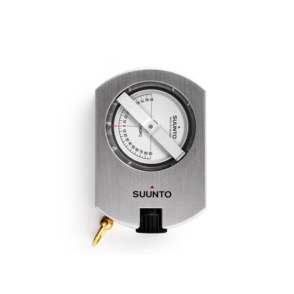 El clinómetro SUUNTO PM-5 mide con precisión alturas y ángulos