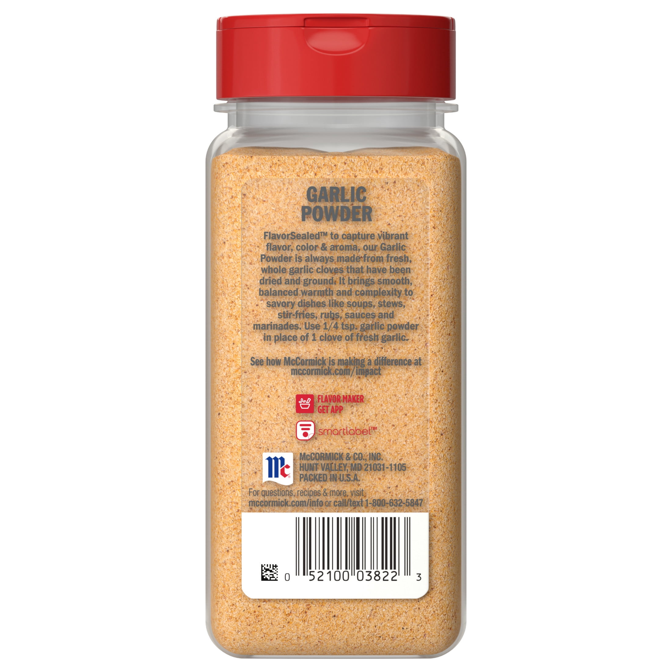 McCormick Kosher Garlic Powder, 8.75 oz Bottle