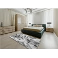 thumbnail image 4 of Ahgly Company Indoor Rectangle Patterned Platinum Gray Area Rugs, 8' x 12', 4 of 6