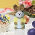thumbnail image 4 of Penkiiy Handmade Wool Felt Bunny Easter Ornaments Party Home Decoration Hanging,Easter Ornament Rabbit Gift Party Home Decor, 4 of 6