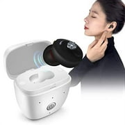 Britzgo Rechargeable Sound Amplifiers For Seniors & Adults,1 Week Backup Power,Double Noise Reduction(Matte Black)