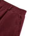 thumbnail image 5 of Mens Cargo Pants Sevevn Button Fly Elastic Side Waist Large Flap Pockets Straight Leg Relaxed Fit Cotton Woven Trousers for Casual Work Daily Wear, 5 of 9