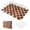 Checkered Wood & Acrylic Cutting Board, variant on TJ POP Acacia Wood Cutting Board,End Grain Chopping Board, 14.5 x 10 x 0.8 Inch