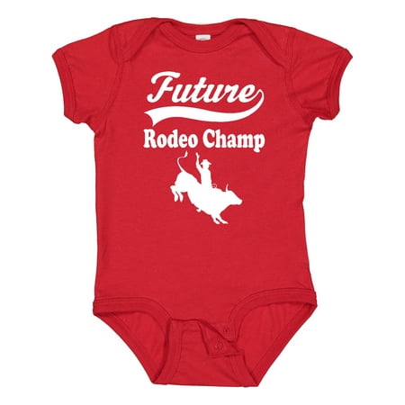 

Inktastic Future Rodeo Champ Bull Rider Gift Baby Boy Bodysuit
