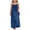 Navy, variant on Girls' Dresses Linen Strap Cute Sun Dresses Summer Cami Midi Maxi Beach Dress Long Soft Solid Flowy Sundress Backless Navy,Size 9-10 Years