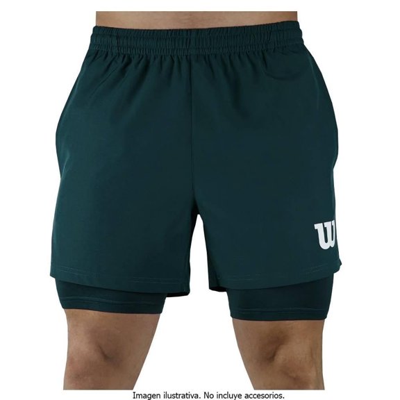 Bermuda Wilson Talla G con Biker Blanco con Verde Pino