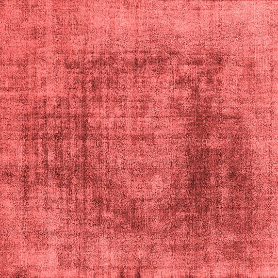 Ahgly Company Indoor Square Oriental Red Industrial Area Rugs, 7' Square