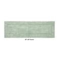 thumbnail image 2 of Better Trends 20" x 60" Premium Bathroom Runner Mat, 100% Cotton Tufted Bathroom Rug, Water Absorbent, Reversible Bath Mat Machine Washable (Dark Sage) Lux Collection, 2 of 6